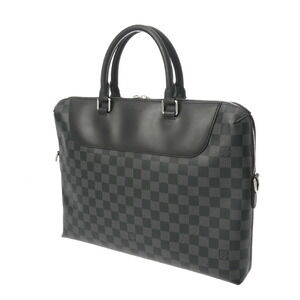 Louis Vuitton Graphite PDJ Canvas Business Gray NM Bag Black Damier